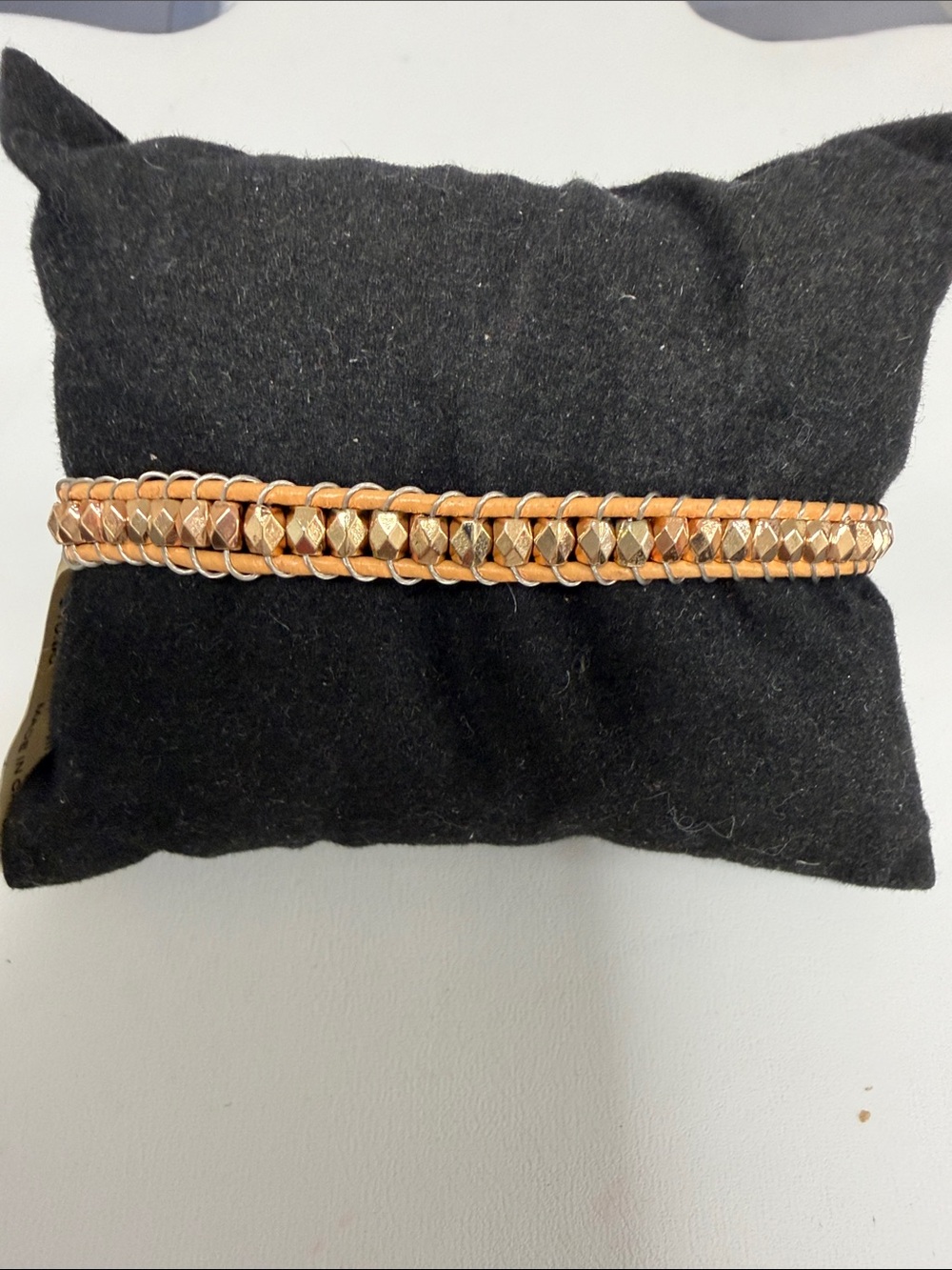 Rose Gold Beaded Wrap Bracelet - Women Jewelry